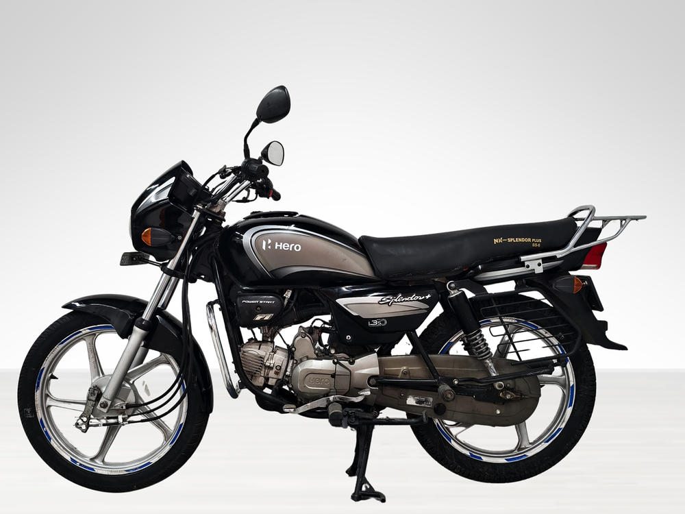 Bs6 Silver Color Splendor Plus Hero Splendor Plus Price In Delhi